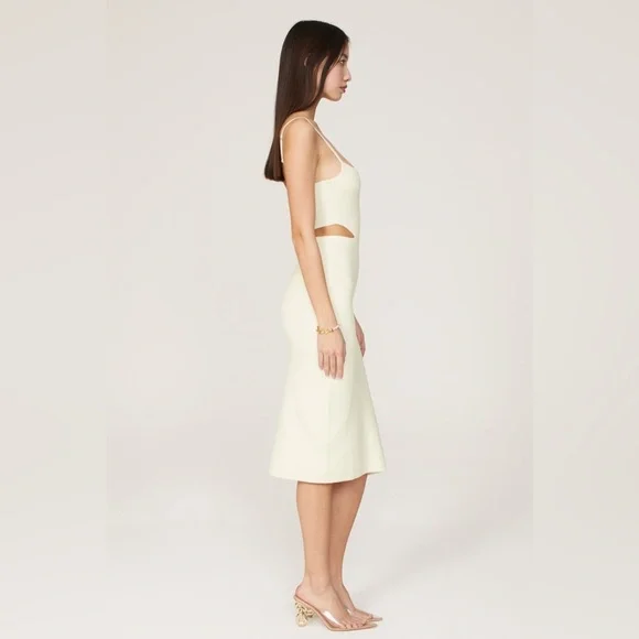 Chic Cream Midi Dress